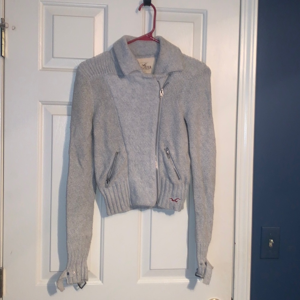Hollister zip up sweater